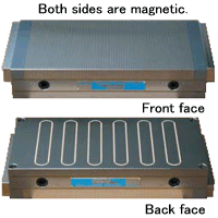 Both sides are magnetic.