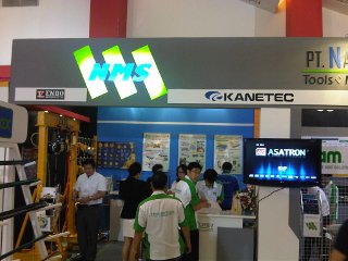 Manufacturing Indonesia 2012　展示会の様子　その1